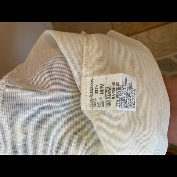 Beautiful green and white tank top. - Picture 3 of 3